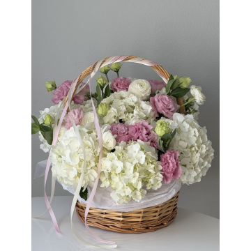 Blush Blossom Basket