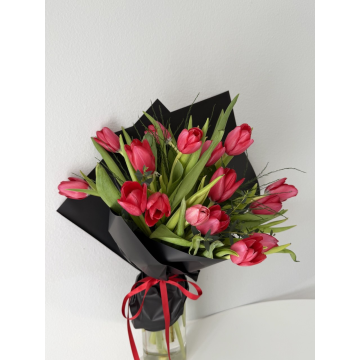 Red tulips