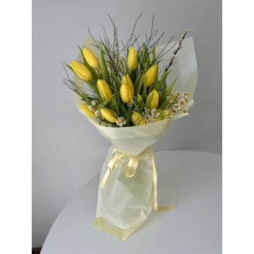 Yellow tulips