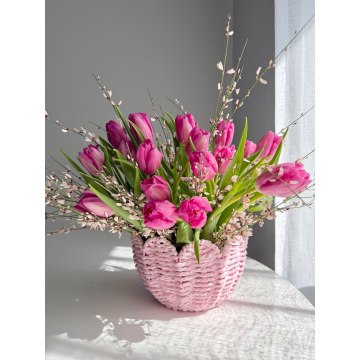 Pink basket