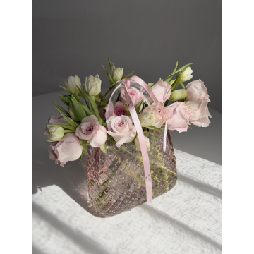 Pink bag ( vase)