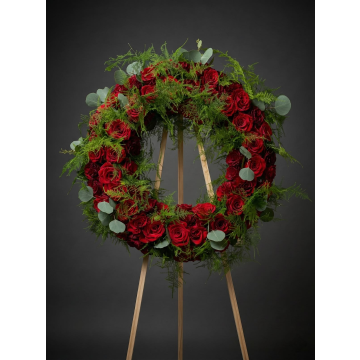 Standing wreath Red